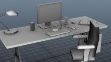 Low Poly Desk